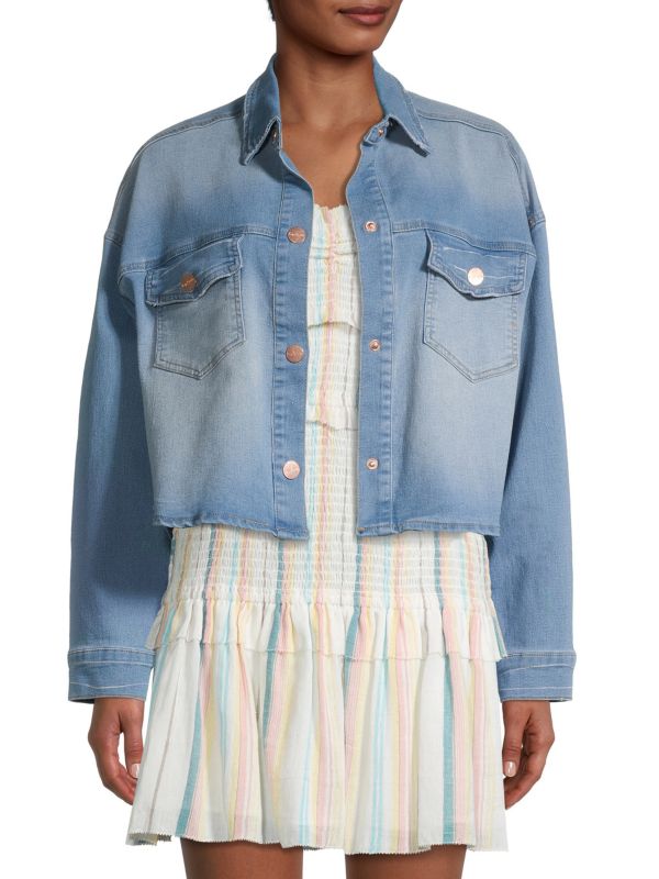 Indigo Saints Faded Denim Jacket